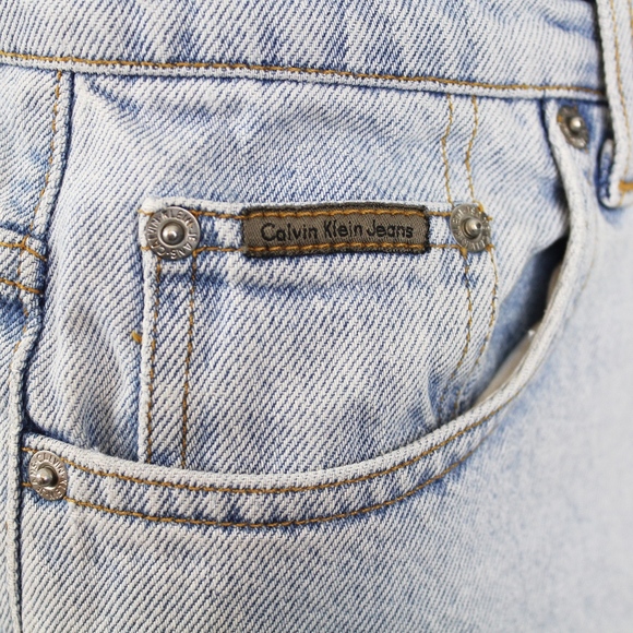 Vintage Calvin Klein Jeans High Waist Denim Shorts - Picture 3 of 7